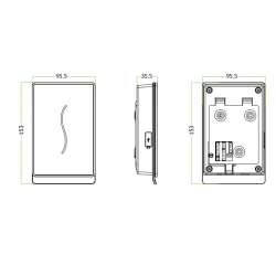 iSCR-100 Lettore RF Controllo Accessi