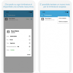 App Tulip Mobile Timbrature presenze GPS