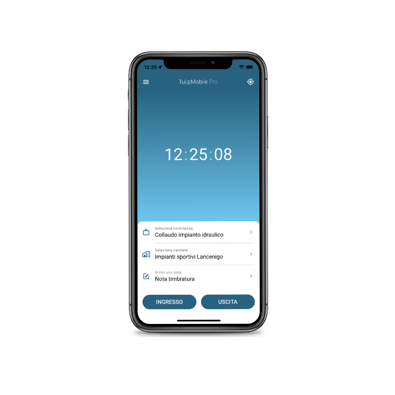 App Tulip Mobile Pro Timbrature presenze geolocalizzazione